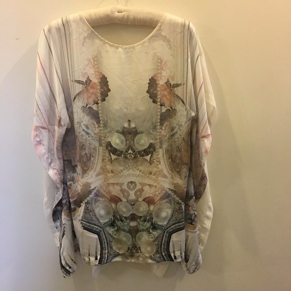 chiffon Two sided Top Shop blouse - Picture 1 of 4